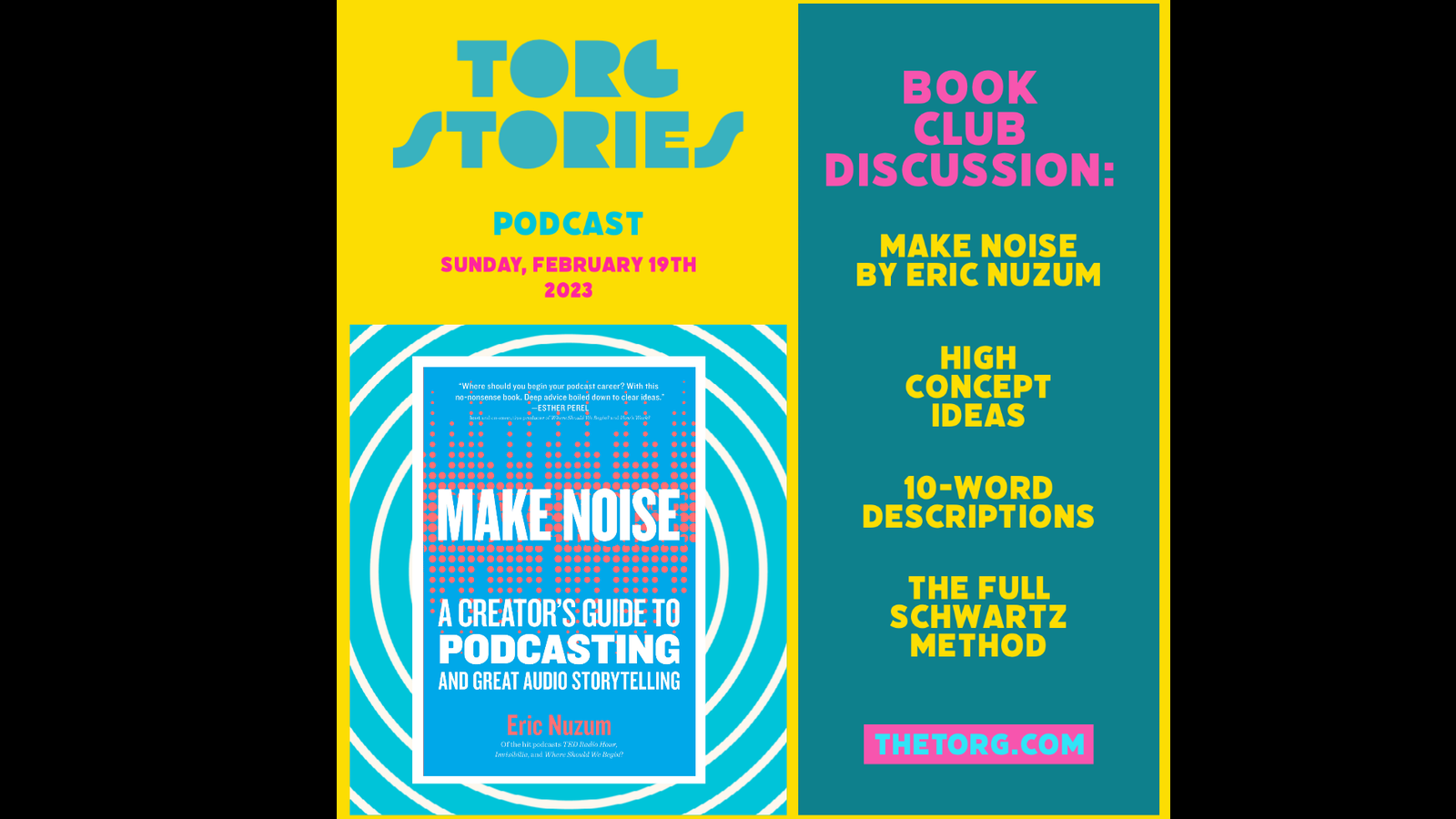 Make Noise: A Creator’s Guide to Podcasting and Great Audio
Storytelling